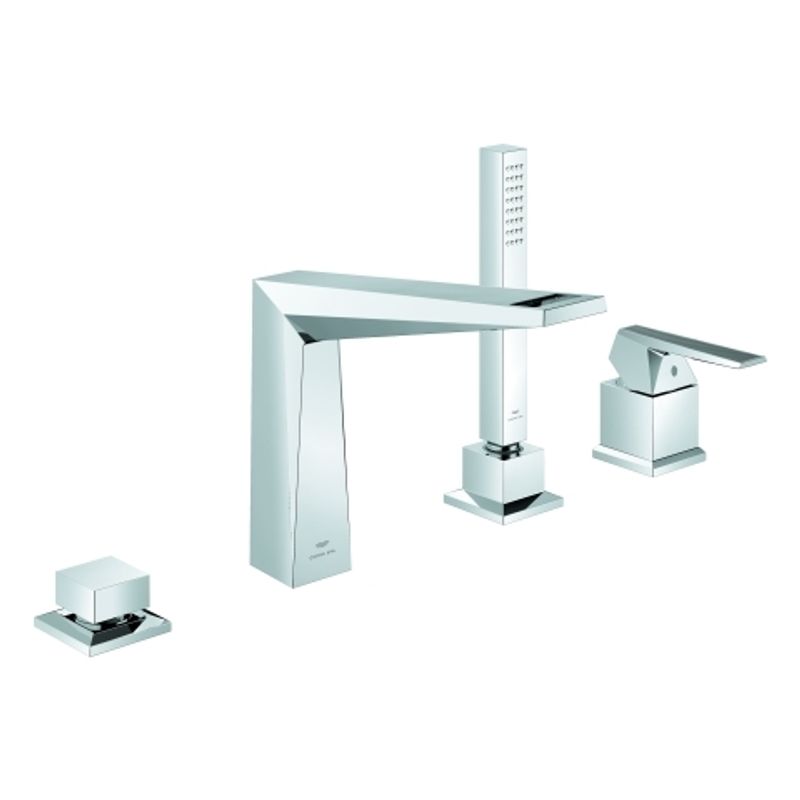 Grohe 4L-Wannenkomb. Allure Brilliant PC Griff Raendelstruktur, Farbe chrom Bild 1