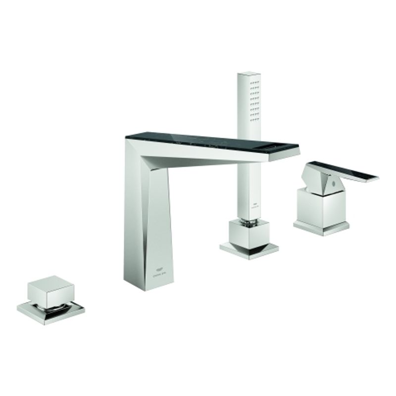 Grohe 4L-Wannenkomb. Allure Brilliant PC 29527 Griff VN-Caesarstone, Farbe supersteel Bild 1