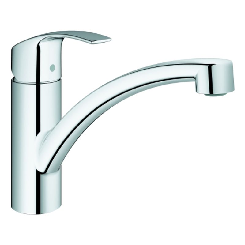 Grohe EH-Spültischbatterie Eurosmart 30260_2 flacher Auslauf MST kalt, 65 mm, Farbe silberfarben Bild 1