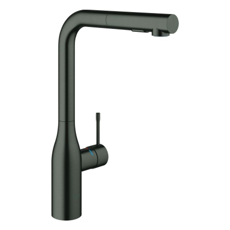 Grohe EH-Spültischbatterie Essence 30270 auszb. Spülbrause hard graphite geb, 70 mm, Farbe hard graphite Bild 1