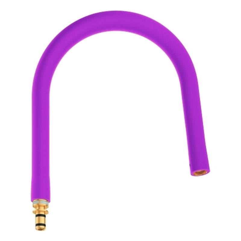Grohe Schlauchauslauf 30321, für Essence Küchenarmatur, mit Profibrause, 240 mm, Farbe lila Bild 1