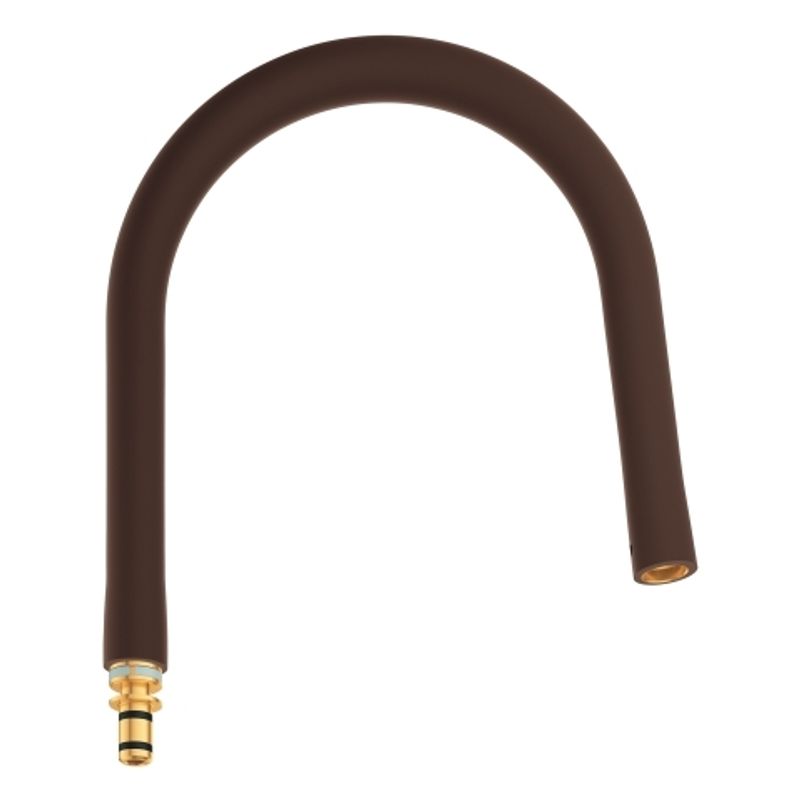 Grohe Schlauchauslauf 30321, für Essence Küchenarmatur Profibrause, 240 mm, Farbe braun Bild 1