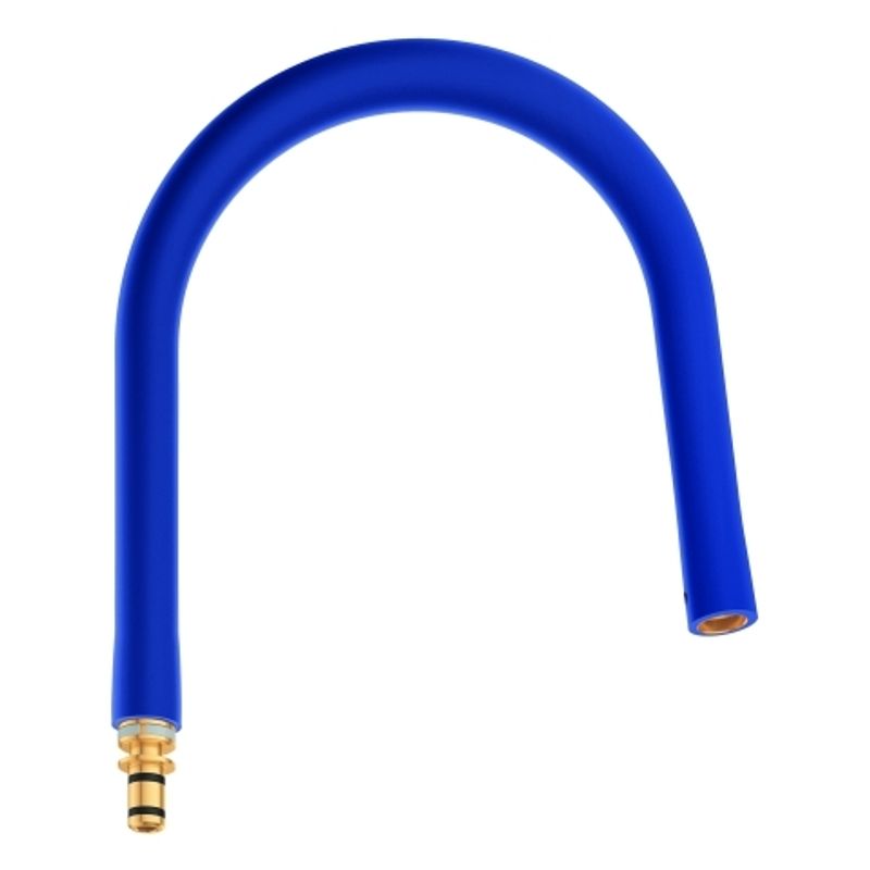 Grohe Schlauchauslauf 30321, für Essence Küchenarmatur, mit Profibrause, 240 mm, Farbe blau Bild 1