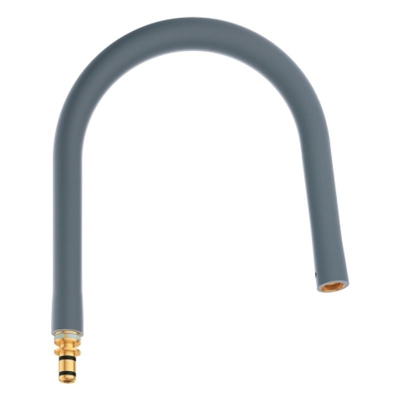 Grohe Schlauchauslauf 30321, für Essence Küchenarmatur, mit Profibrause, 240 mm, Farbe grau Bild 1