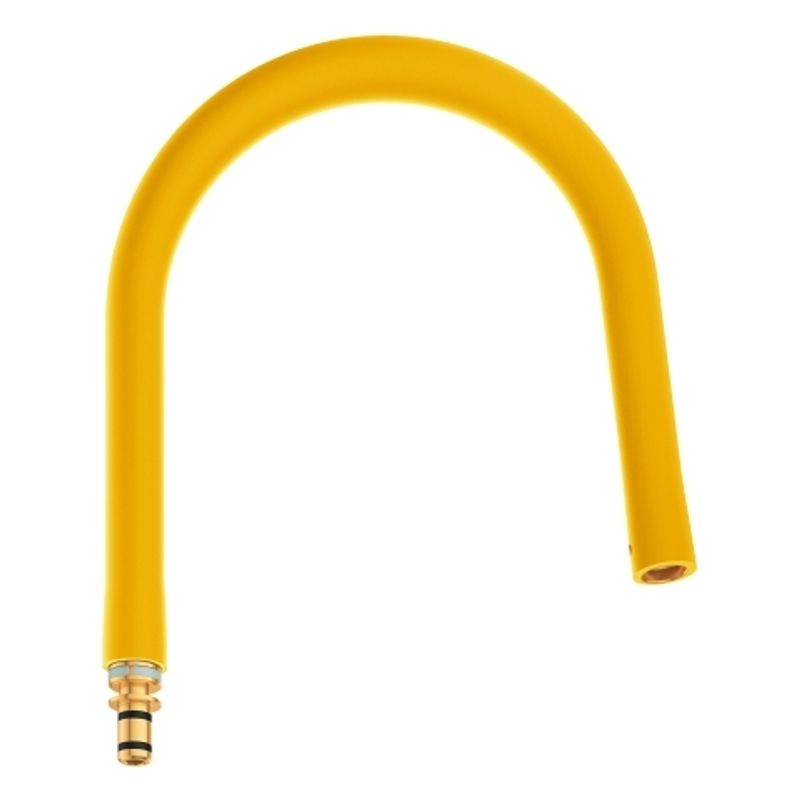 Grohe Schlauchauslauf 30321, für Essence Küchenarmatur, mit Profibrause, 240 mm, Farbe gelb Bild 1
