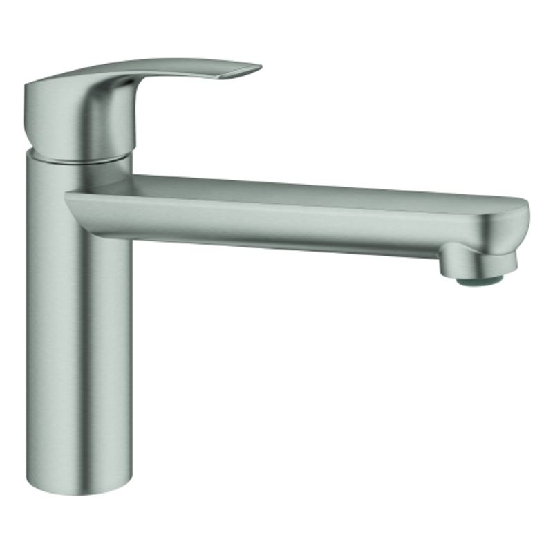 Grohe EH-SPT-Batterie Eurosmart 30463 mittelhoher Auslauf, Farbe supersteel Bild 1