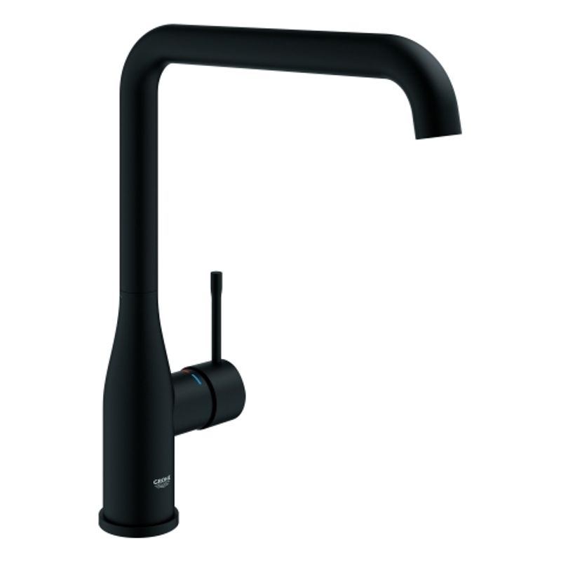 Grohe EH-Spültischbatterie Essence 30505 schwenkbarer Rohrauslauf, Farbe phantom black Bild 1