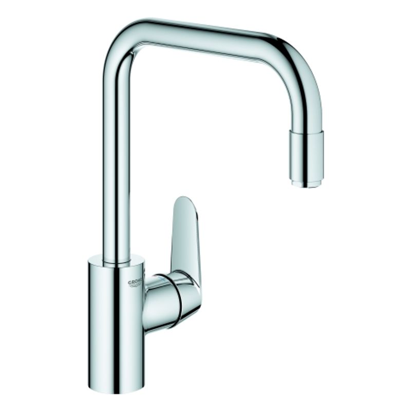 Grohe EH-SPT-Batterie Eurodisc C 31122_4 h.Auslauf azb. Mousseur Zero, 85 mm, Farbe silberfarben Bild 1