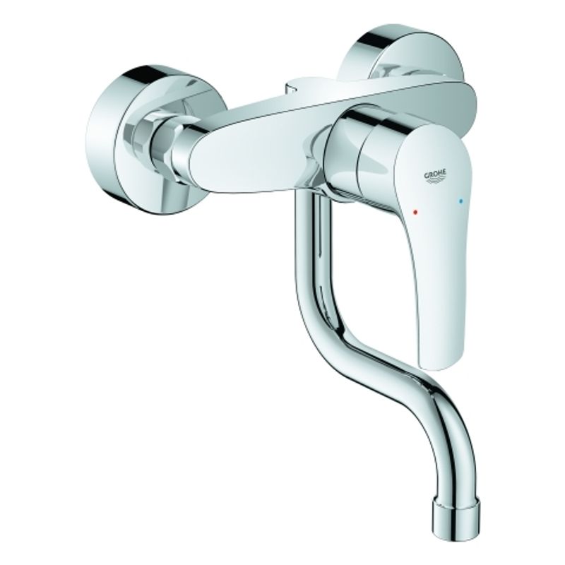 Grohe Einhand-SPT-Batterie Eurosmart 31509_3 Wandmontage Ausld. 150 mm, Farbe chrom Bild 1