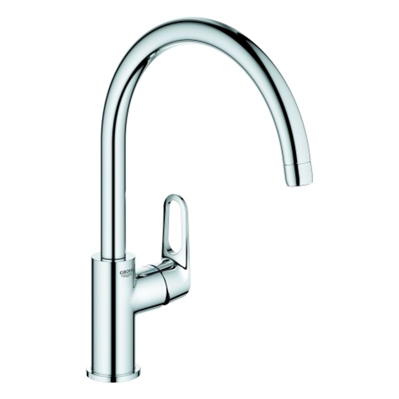 Grohe Einhand-Spültischbatterie BauFlow 31538_1 hoher Auslauf, Farbe chrom Bild 1