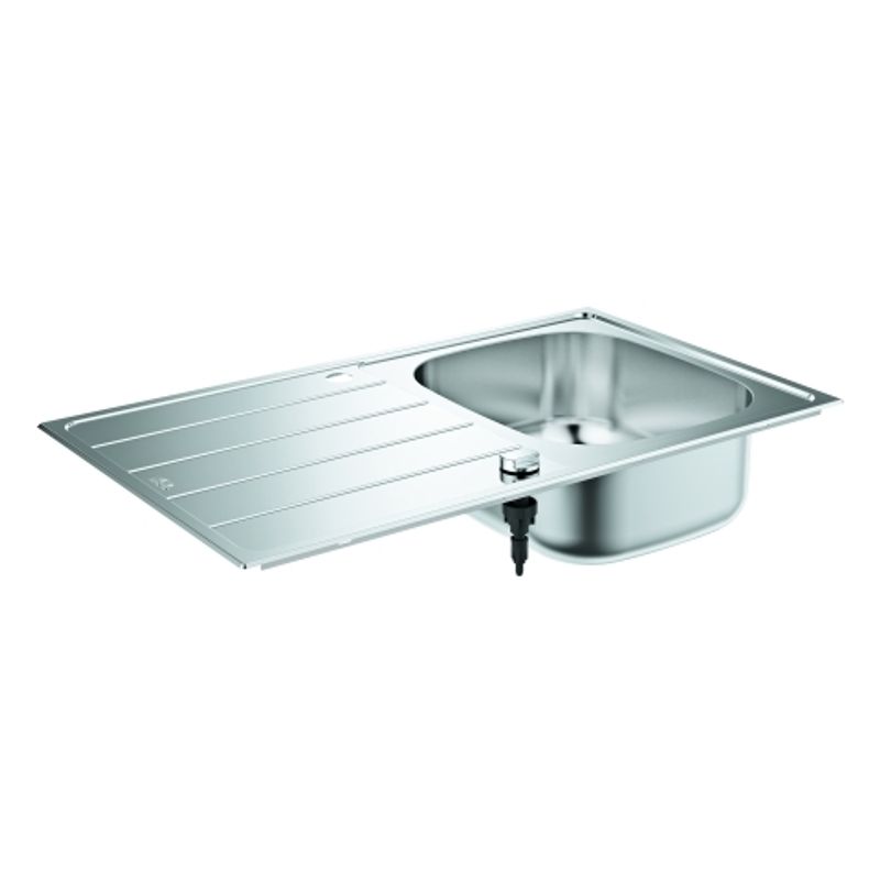 Grohe Edelstahlspüle K200 31552_1, mit 1 Becken Abtropfflaeche, 160 x 500 mm Bild 1