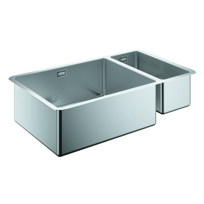 Grohe Unterbau-Edelstahlspüle K700 31575 1,5 Becken 760 x 450 mm mm Einbau links, 560 mm, Farbe silber Bild 1