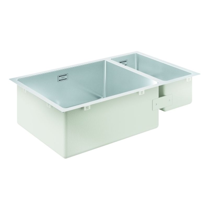 Grohe Unterbau-Edelstahlspüle K700 31575_1 1,5 Becken 760 x 450 mm EB links, 200 x 450 mm Bild 1