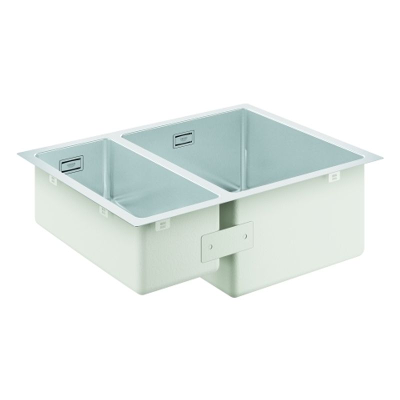 Grohe Unterbau-Edelstahlspüle K700 31576_1 1,5 Becken 595 x 450 mm EB rechts, 200 x 450 mm Bild 1