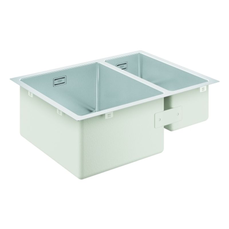 Grohe Unterbau-Edelstahlspüle K700 31577_1 1,5 Becken 595 x 450 mm EB links, 200 x 450 mm Bild 1