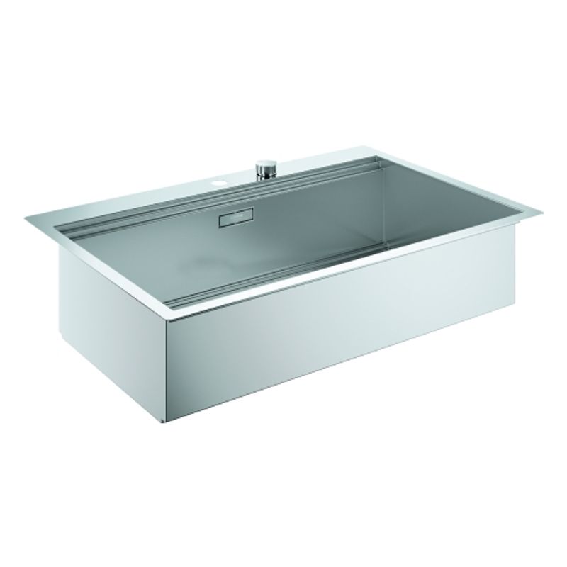 Grohe Edelstahlspüle K800 31584 1 Becken 846 x 560 mm Einbau flächenbündig, 640 mm, Farbe silber Bild 1