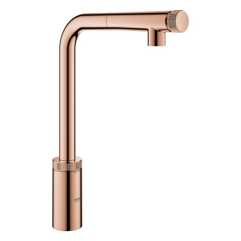 Grohe SPT-Batterie Minta Smart Control 31613 L-Ausladung azb Spülbrause, 84 mm, Farbe warm sunset Bild 1