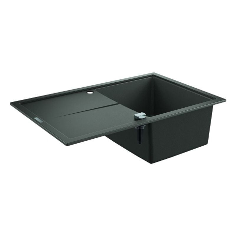 Grohe Kompositspüle K400 31639 1 Becken 780 x 500 mm, mit ATF re / li, 615 mm, Farbe granit grau Bild 1