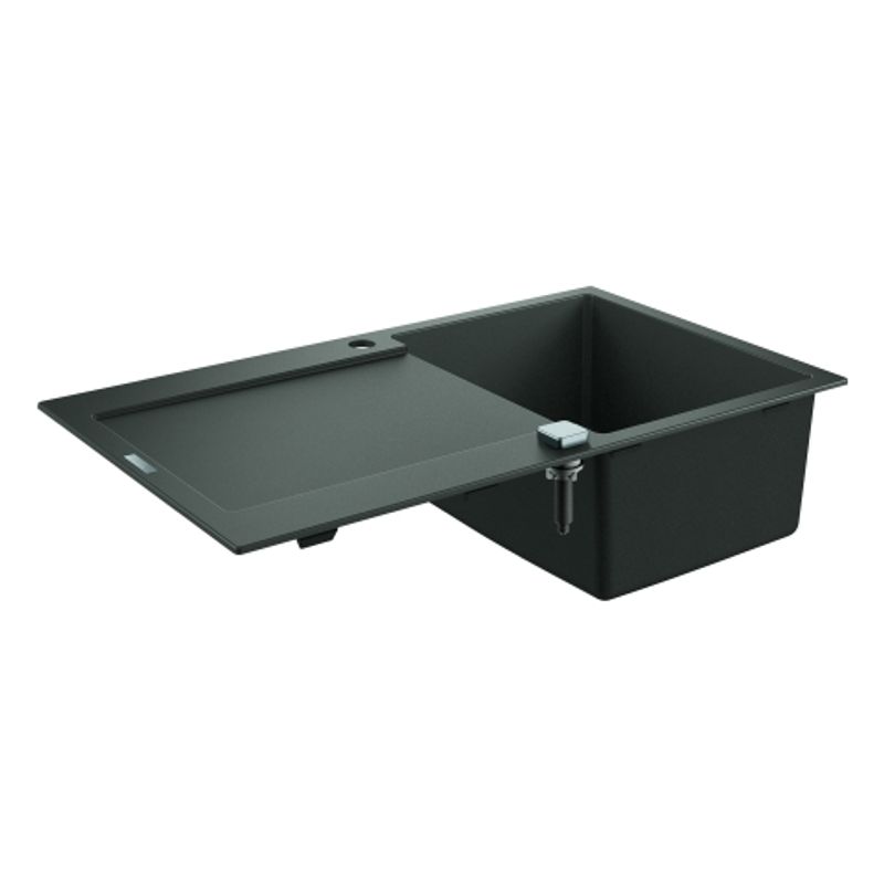 Grohe Kompositspüle K500 31644 1 Becken 860 x 500 mm, mit ATF re / li, 585 mm, Farbe granit grau Bild 1