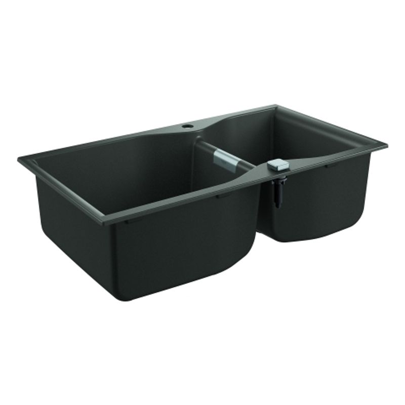 Grohe Kompositspüle K700 31658 2 Becken 900 x 500 mm mm, 660 mm, Farbe granit grau Bild 1
