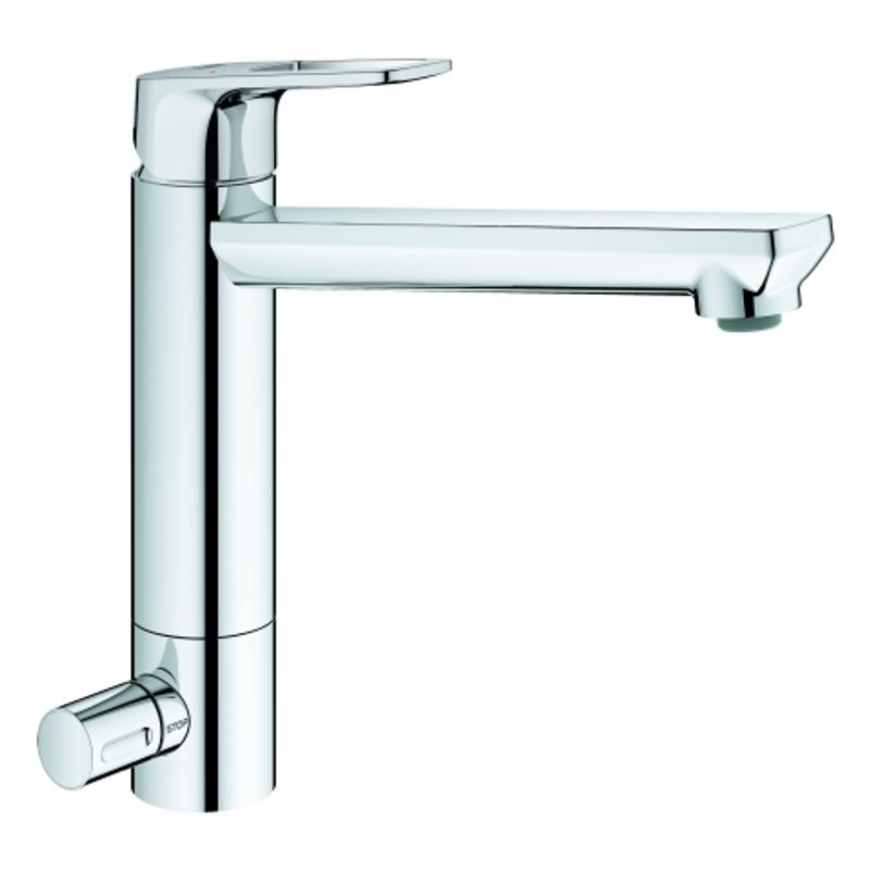 Grohe EH-Spültischbatterie BauLoop mittelhoher Absperrventil, Farbe chrom Bild 1