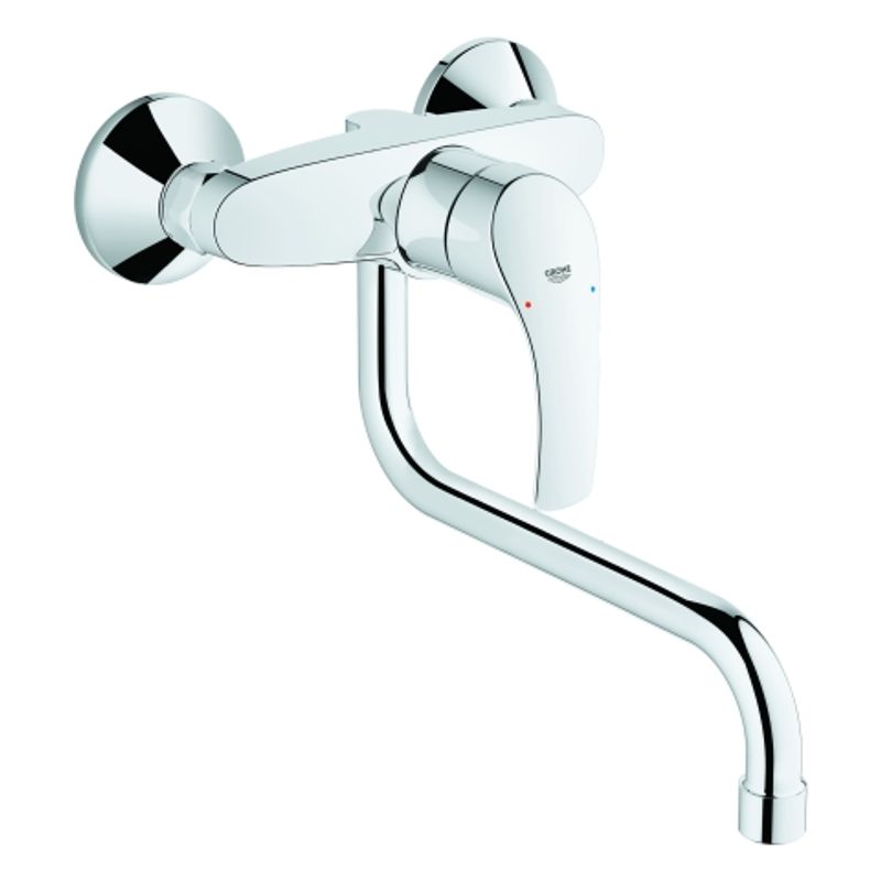 Grohe EH-Spültischbatterie Eurosmart 32224_2 Wandmontage Ausld. 277 mm, Farbe silberfarben Bild 1
