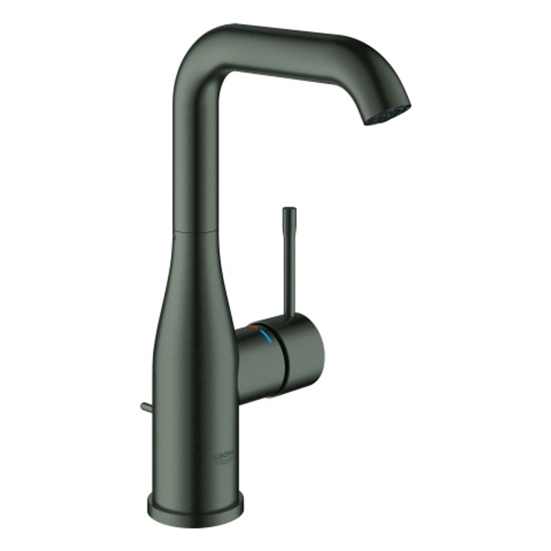Grohe EH-WT-Batterie Essence 32628_1 L-Size U-Auslauf hard graphite gebürstet, Farbe hard graphite Bild 1