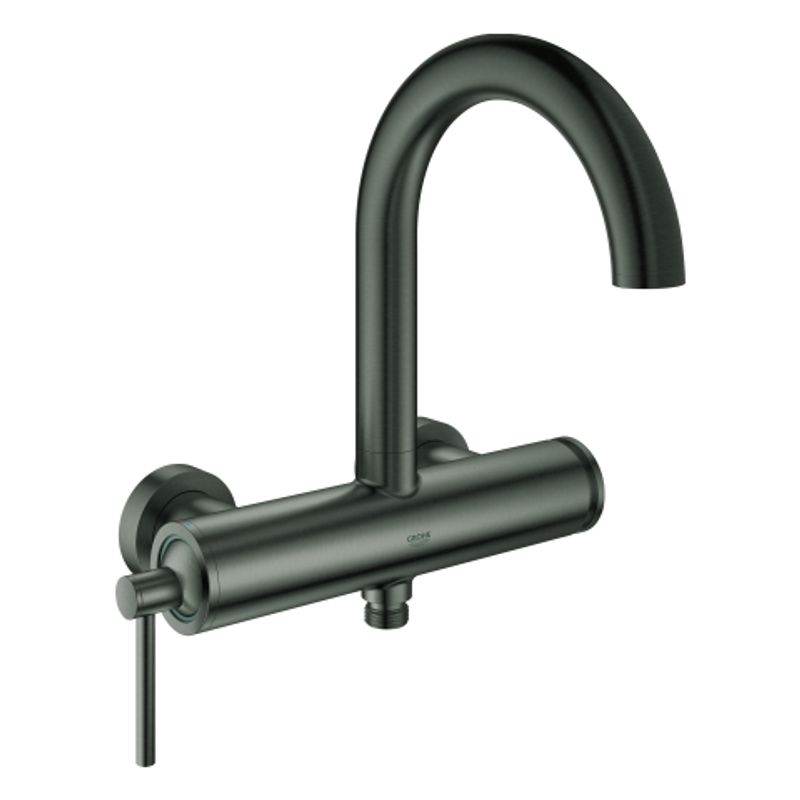 Grohe Einhand-Wannenbatterie Atrio 32652_3 Wandmontage hard graphite geb, 160 x 195 mm, Farbe hard graphite Bild 1