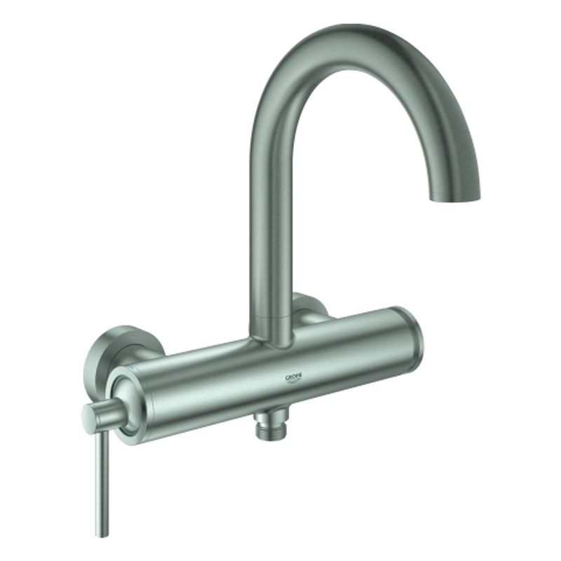 Grohe Einhand-Wannenbatterie Atrio 32652_3 Wandmontage, 165 x 195 mm, Farbe supersteel Bild 1