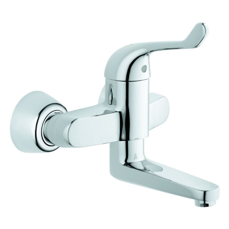Grohe Sicherheitsmisch-WT-Batt. Euröco Special Wandmontage Ausladung 197 mm, Farbe chrom Bild 1