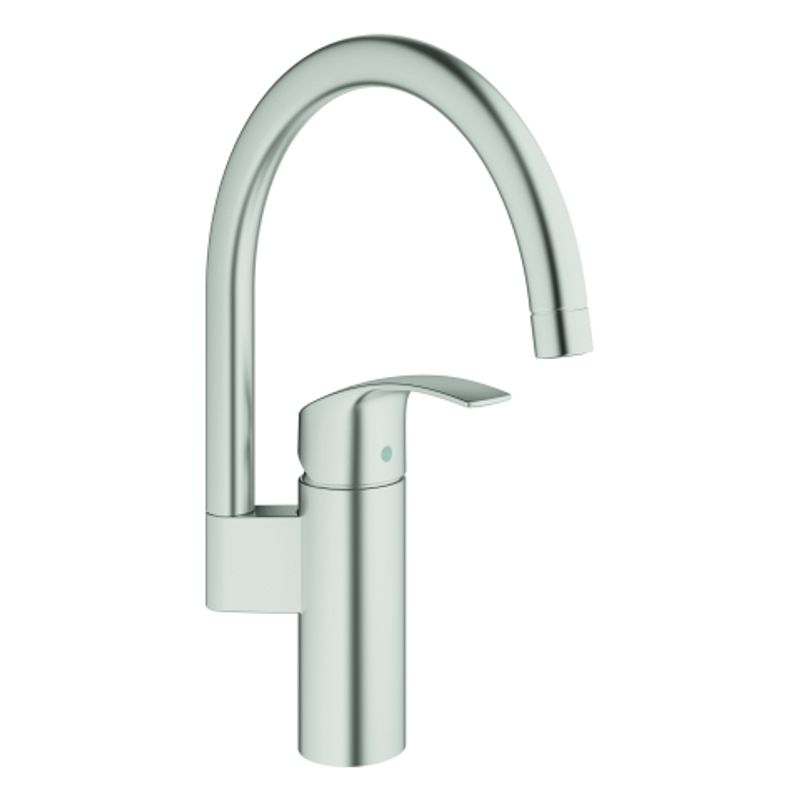Grohe EH-Spültischbatterie Eurosmart 33202_2 hoher Auslauf, 100 mm, Farbe supersteel Bild 1