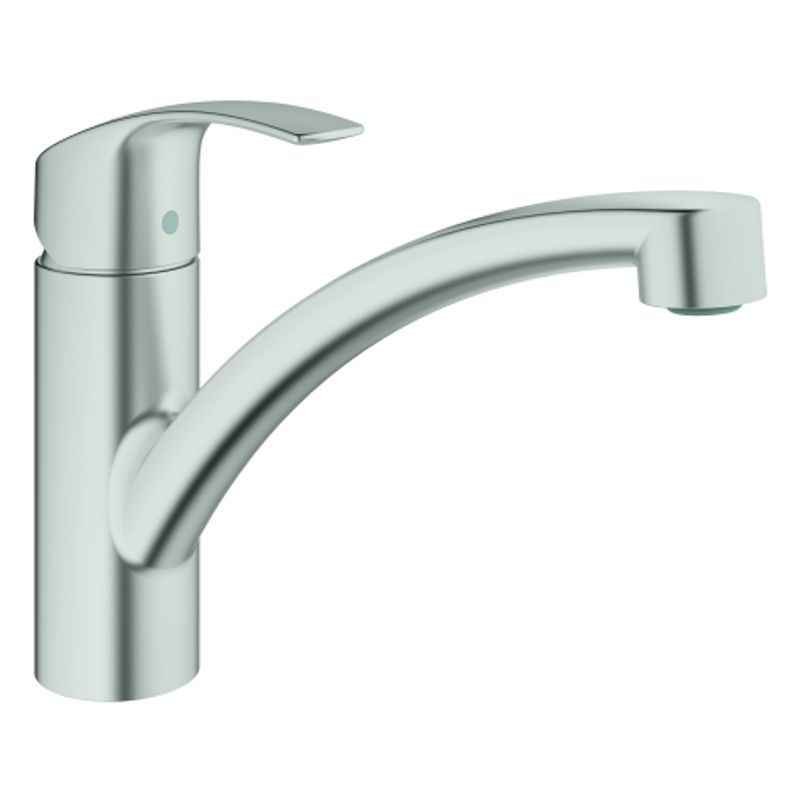 Grohe EH-Spültischbatterie Eurosmart 33281_2 flacher Auslauf, 55 mm, Farbe supersteel Bild 1