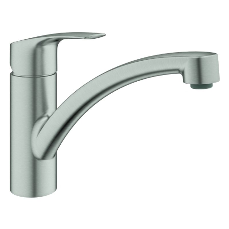 Grohe EH-SPT-Batterie Eurosmart 33281_3 flacher Auslauf, Farbe supersteel Bild 1
