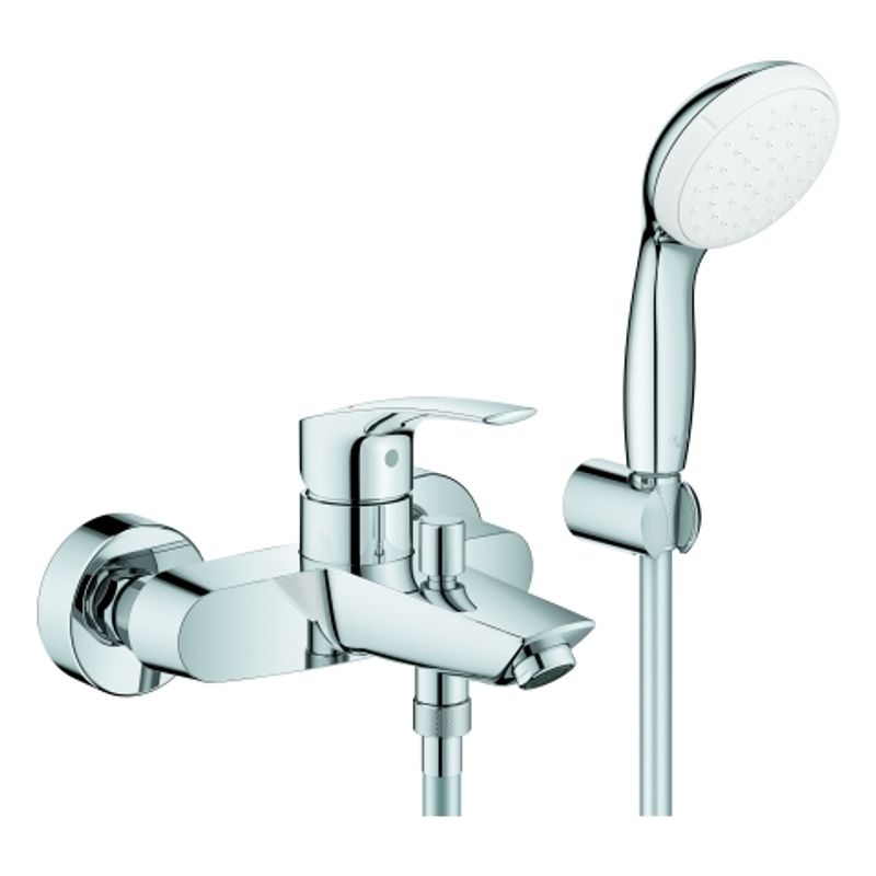 Grohe EH-Wannenbatt. Eurosmart 33302_3 Wandmontage, mit Brausegarnitur, Farbe chrom Bild 1