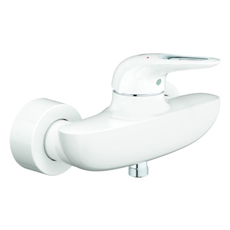 Grohe Einhand-Brausebatterie Eurostyle 33590_3 Wandmontage moon white /, 152 x 147 mm, Farbe chrom Bild 1