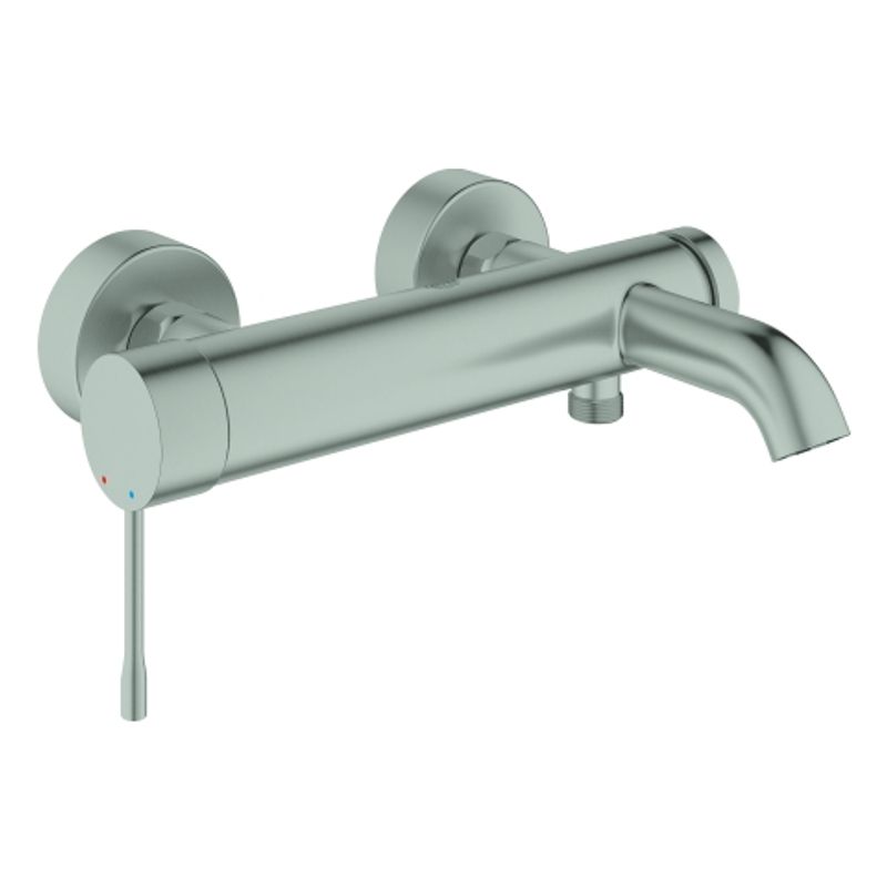 Grohe EH-Wannenbatterie Essence 33624_1, 133 x 205 mm, Farbe supersteel Bild 1