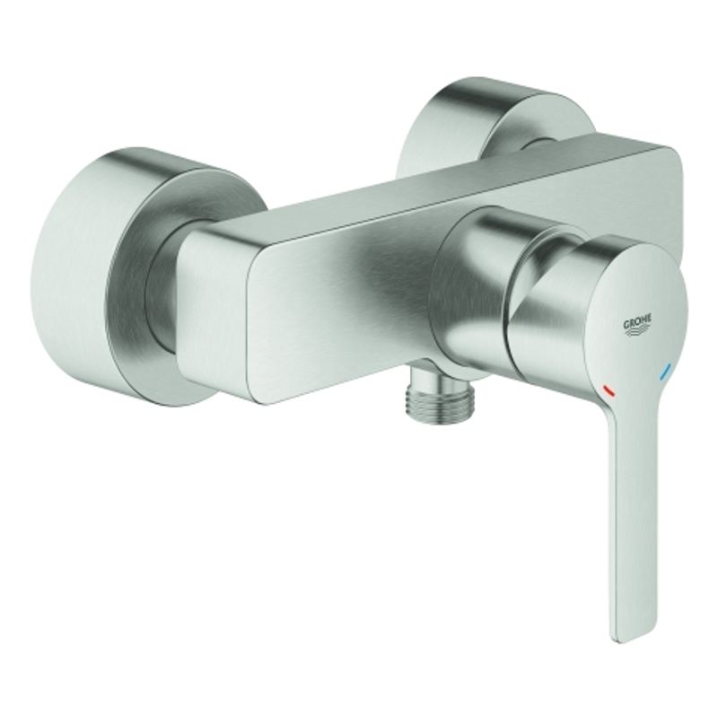 Grohe EH-Brausebatterie Lineare 33865_1 Wandmontage, 145 x 160 mm, Farbe supersteel Bild 1