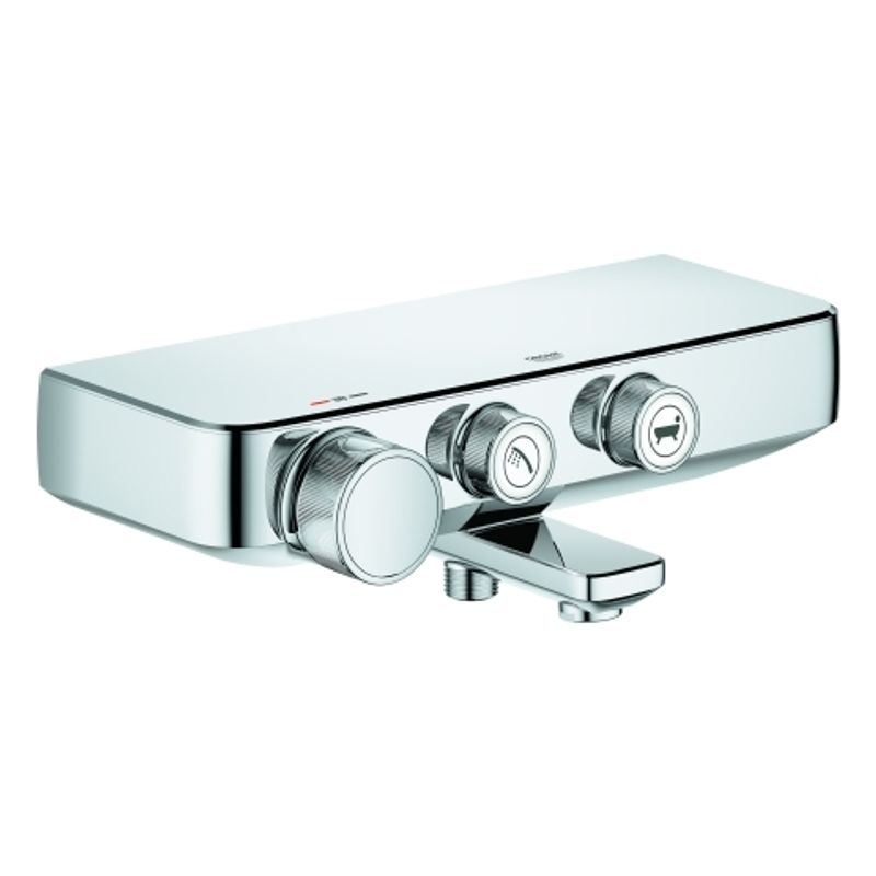 Grohe THM-Wannenbatterie Grohtherm SmartControl Wandmontage, 115 x 260 mm, Farbe chrom Bild 1