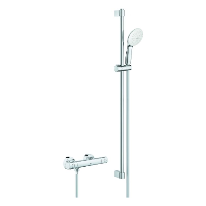Grohe THM-Brausebatterie Grohtherm 800 C 34769_1, mit Brausegarnitur 900 mm, Farbe chrom Bild 1