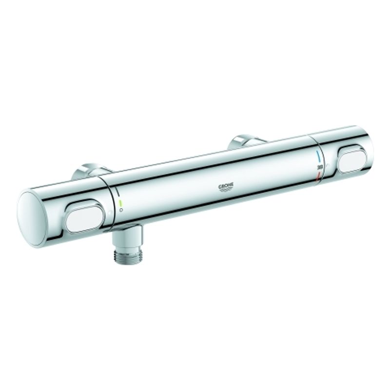 Grohe THM-Brausebatterie Grohtherm 500 Wandmontage, ohne S-Anschlüsse, Farbe chrom Bild 1