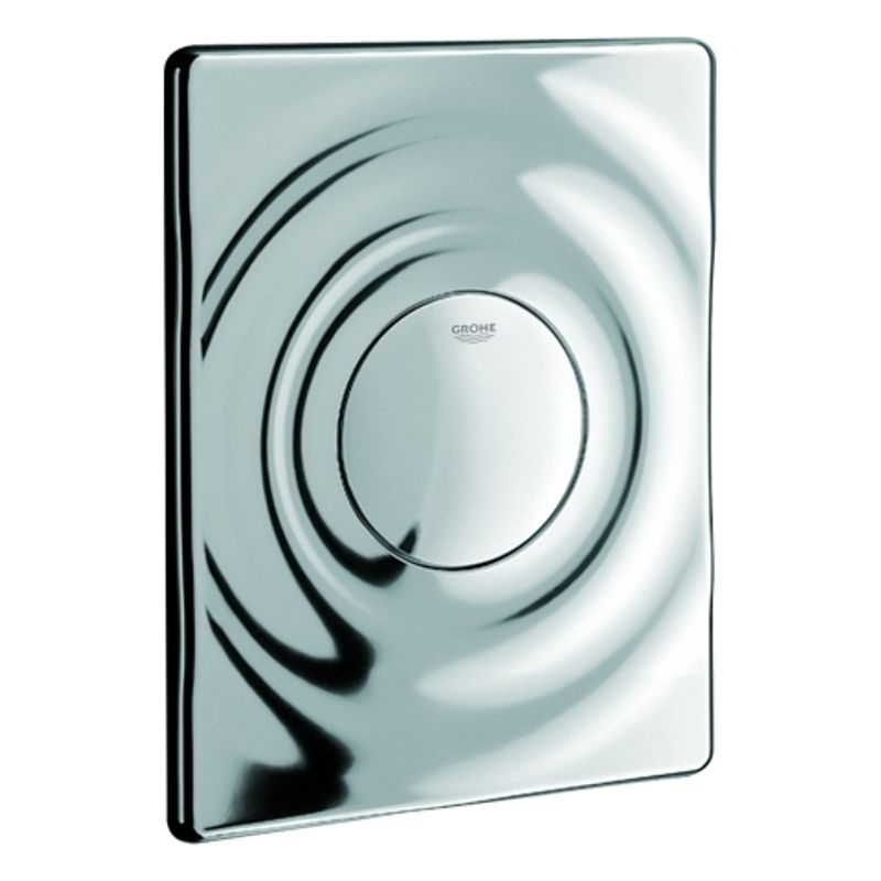 Grohe Abdeckplatte DAL Surf verchromt für UP-WC-Druckspüler und WE-Spülkasten, 10 x 156 mm, Farbe chrom Bild 1