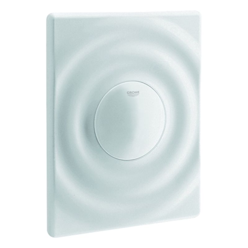 Grohe Abdeckplatte DAL Surf weiss für UP-WC-Druckspüler und WE-Spülkasten, 10 x 156 mm, Farbe weiß Bild 1
