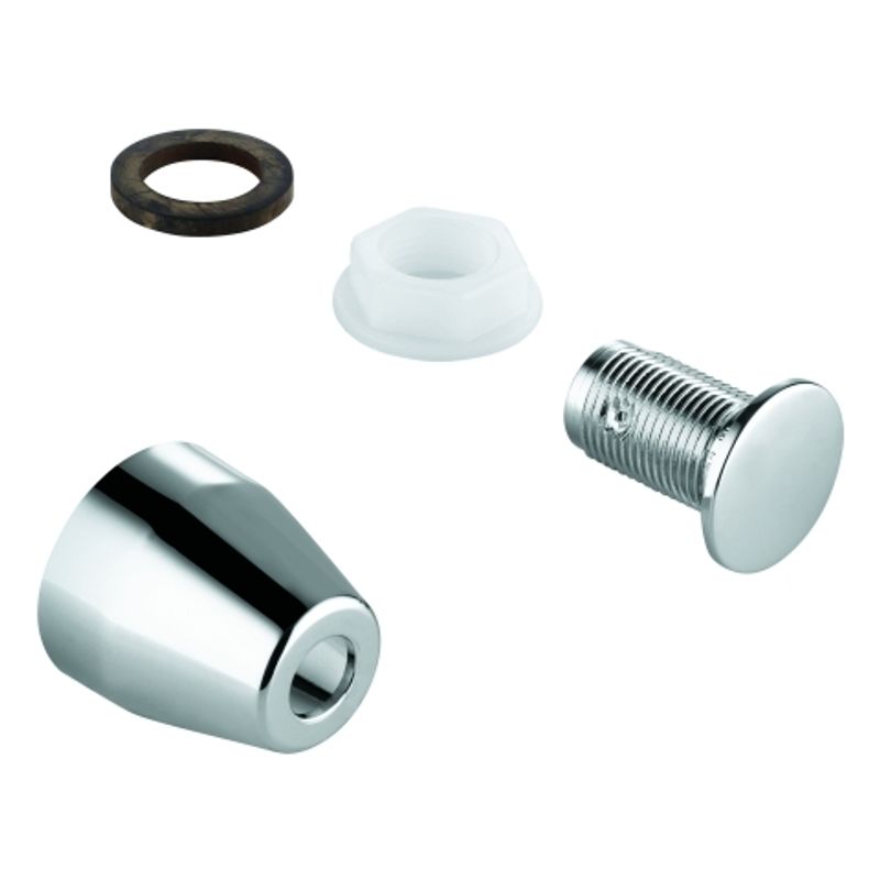 Grohe Blindstopfen für Keramik-Spülkasten Deckelbohrung 40 mm Durchmesser, Farbe silberfarben Bild 1