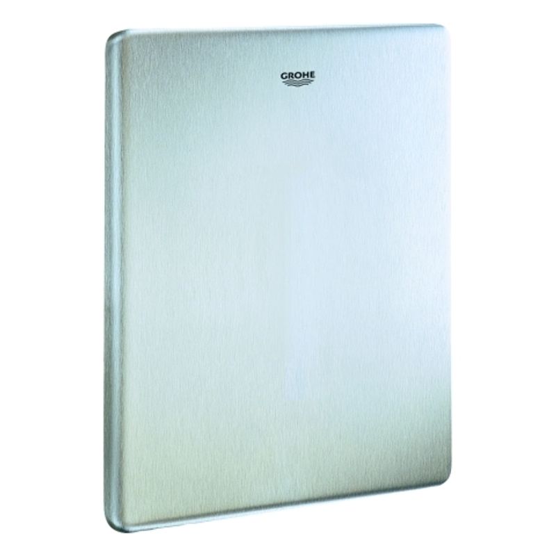 Grohe WC-Funk-Elektronik 38759, für Stützklappgriffe, mit Sendern edelstahl, 68 x 191 mm, Farbe Edelstahl-Optik (silber) Bild 1
