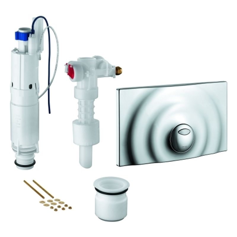 Grohe Umrüstset, für 14 l - Spülkasten, Farbe silberfarben Bild 1