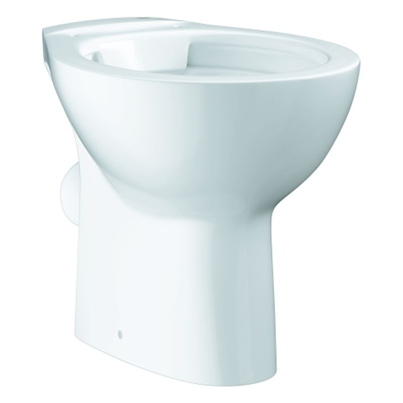 Grohe Stand-Tiefspül-WC, spülrandlos, Abgang waagerecht, mit Befest, 400 x 356 x 515 mm, Farbe weiß Bild 1