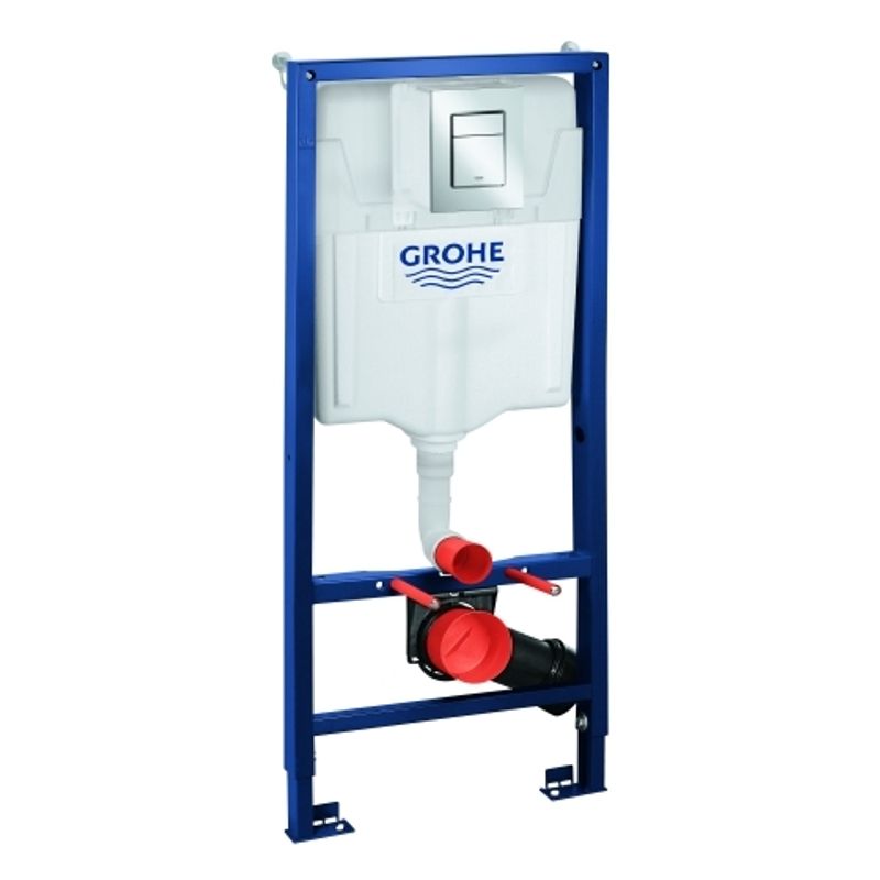 Grohe 3-in-1 Set, für WC Rapid SL BH1,13m Skate CS Betaet. chrom / Wandwinkel, 155 x 525 mm, Farbe chrom Bild 1