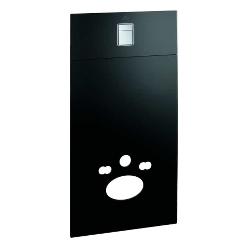Grohe Glas-Designmodul 39980, für Rapid SL und Uniset, 1090 x 550 x 21 mm, Farbe schwarz Bild 1
