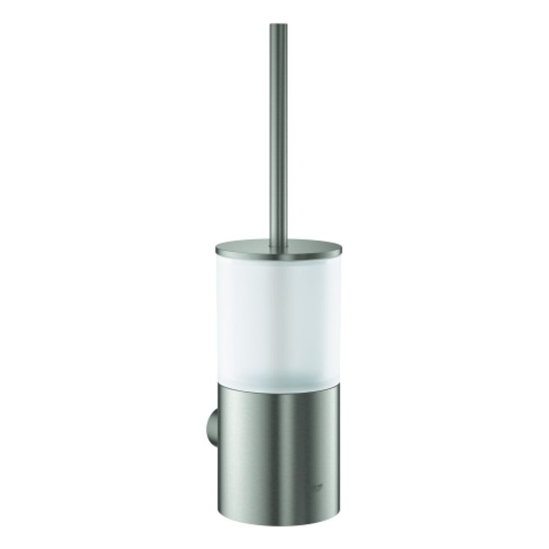 Grohe Toilettenbürstengarnitur Atrio 40314_3 Wandmontage, 388 x 127 mm, Farbe supersteel Bild 1