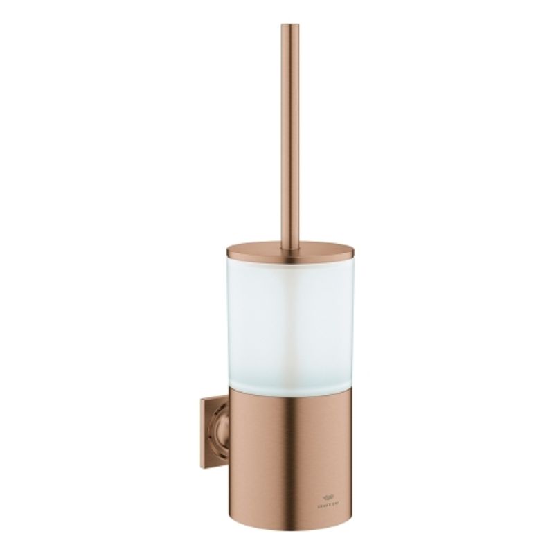 Grohe WC-Bürstengarnitur Allure 40340_1 Wandmontage warm sunset gebürstet, 382 x 99 x 133 mm, Farbe warm sunset Bild 1